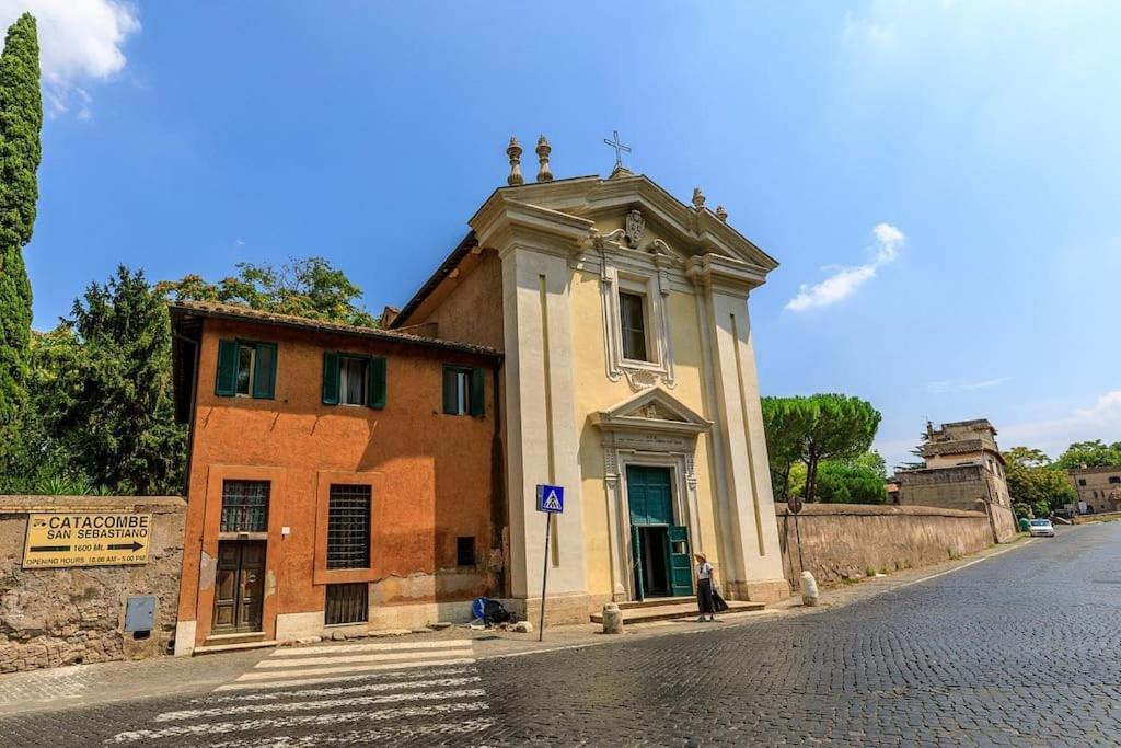 Rooftop Appia Antica,Silenzioso Riservato Two Bedrooms Two Bathrooms Roma Dış mekan fotoğraf
